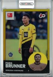 2023-24 Topps Chrome Bundesliga Soccer Paris Brunner RC/1963 Topps/Gold Refractors Parallels/#TAN-14【30/50】 Borussia Dortmund