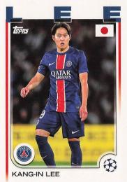 2024-25 Topps SC UEFA Club Competitions【Japan Edition】#4 Kang-in Lee レギュラーカード