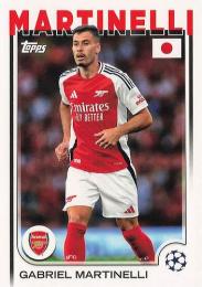 2024-25 Topps SC UEFA Club Competitions【Japan Edition】#5 Gabriel Martinelli レギュラーカード