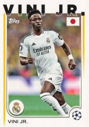 2024-25 Topps SC UEFA Club Competitions【Japan Edition】#7 Vini Jr. レギュラーカード