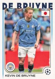 2024-25 Topps SC UEFA Club Competitions【Japan Edition】#17 Kevin De Bruyne レギュラーカード