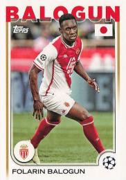 2024-25 Topps SC UEFA Club Competitions【Japan Edition】#21 Folarin Balogun レギュラーカード