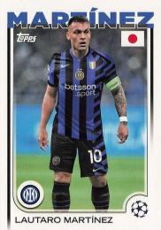 2024-25 Topps SC UEFA Club Competitions【Japan Edition】#50 Lautaro Martinez レギュラーカード