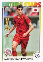 2024-25 Topps SC UEFA Club Competitions【Japan Edition】#61 Aleksandar Pavlovic レギュラーカード