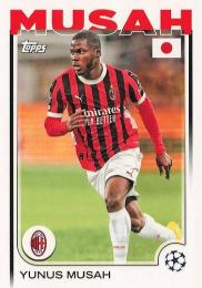 2024-25 Topps SC UEFA Club Competitions【Japan Edition】#79 Yunus Musah レギュラーカード
