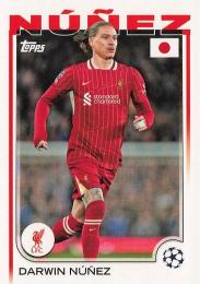 2024-25 Topps SC UEFA Club Competitions【Japan Edition】#89 Darwin Nunez レギュラーカード
