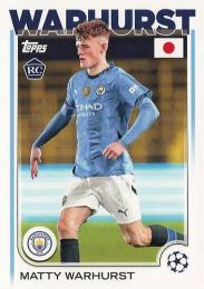 2024-25 Topps SC UEFA Club Competitions【Japan Edition】#92 Matty Warhurst レギュラーカード RC