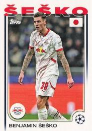 2024-25 Topps SC UEFA Club Competitions【Japan Edition】#95 Benjamin Sesko レギュラーカード