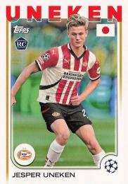 2024-25 Topps SC UEFA Club Competitions【Japan Edition】#97 Jesper Uneken レギュラーカード RC