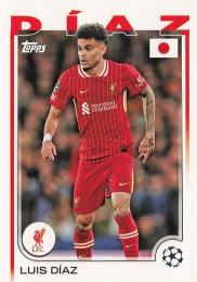2024-25 Topps SC UEFA Club Competitions【Japan Edition】#169 Luis Diaz レギュラーカード