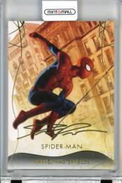 2020 Upper Deck Marvel Masterpieces Spider-Man #29 Gold Foil Signature