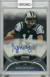 2011 TOPPS Bowman Sterling  Greg McElroy Autograph (RC)