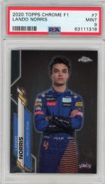 2020 Topps Chrome Formula 1 Racing McLaren Lando Norris Base (RC) (PSA 9)