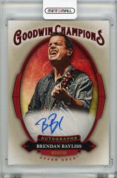 2020 UPPER DECK Goodwin Champions  Brendan Bayliss Autograph