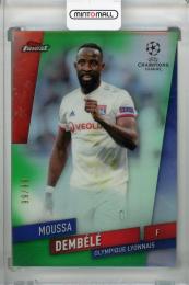 2019-20 Topps Finest UEFA Champions League Olympique Lyonnais Moussa Dembele Base Green(Lastナンバー!) 99/99
