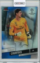 2019-20 Topps Finest UEFA Champions League Real Madrid C.F. Thibaut Courtois Base Blue(パラレル版) 061/150