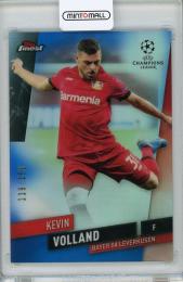 2019-20 Topps Finest UEFA Champions League Bayer 04 Leverkusen Kevin Volland Base Blue(パラレル版) 119/150