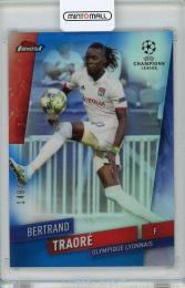 2019-20 Topps Finest UEFA Champions League Olympique Lyonnais Bertrand Traore Base Blue(パラレル版) 148/150