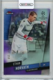 2019-20 Topps Finest UEFA Champions League Club Brugge Ethan Horvath Base Purple(パラレル版) 137/250