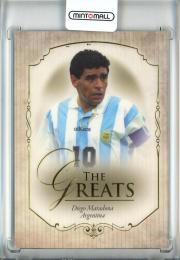 2015 Futera World Football Unique Diego Maradona #111/The Greats Argentina