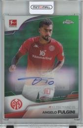 2022-23 Topps Chrome Bundesliga Soccer  Angelo Fulgini Base Autographs/Green 45/99
