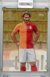 2015-16 Topps UEFA Champions League Showcase Galatasaray AS Hamit Altintop Base Gold(パラレル版) 15/50