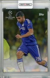 2015-16 Topps UEFA Champions League Showcase Chelsea FC Diego Costa Base Green(パラレル版) 65/99
