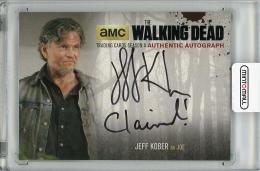 2016 CRYPTOZOIC The Walking Dead  Jeff Kober (As Joe) Autograph