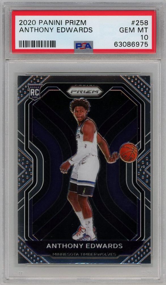 ミントモール / MINT 千葉店 / 2020-21 Panini Prizm Anthony Edwards Base RC #258 (PSA  10 GEM MT)