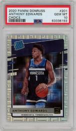 2020-21 Panini Donruss  Anthony Edwards Choice RC #201 (PSA 10 GEM MT)