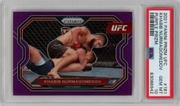 2021 Panini Prizm UFC  Khabib Nurmagomedov Purple #181 (PSA 10 GEM MT) 135/149