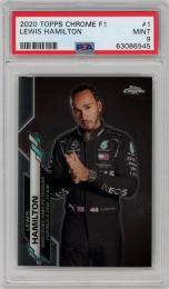 2020 Topps Chrome Formula 1  Lewis Hamilton Base #1 (PSA 9 MINT)