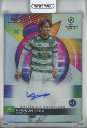 2023-24 Finest UEFA Club Competition Hyunjin Yang Autographs #AHY Celtic FC