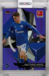 2020-21 Topps Finest Bundesliga  Matthew Hoppe Purple Refractors RC #86 169/250
