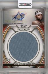 2021 Topps WWE Undisputed  Angelo Dawkins Autographed Mat Relics #MAD 92/99