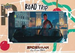 2019 Upper Deck Spider-Man Far From Home  Getting Into Position Road Trip Short Prints