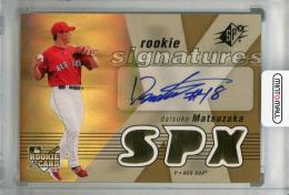 2007 Upper Deck SPX Boston Red Sox Daisuke Matsuzaka Rookie Signatures