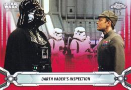 2019 Topps Star Wars Chrome Legacy  Darth Vader's Inspection Base Red(Lastナンバー!) 5/5