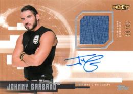 2017 TOPPS WWE Undisputed  Johnny Gargano Autograph & Shirt 63/99