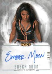 2017 TOPPS WWE Undisputed  Ember Moon Autograph 36/50