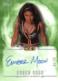 2017 TOPPS WWE Undisputed  Ember Moon Autograph 05/25