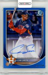 2025 Bowman Chrome Baseball Cam Smith #CRA-CSM Chrome Rookie Autograph Blue Refractor Parallel【133/150】 Astros