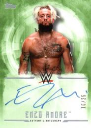 2017 TOPPS WWE Undisputed  Enzo Amore Autograph 10/25