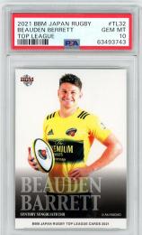 2021 BBM Japan Rugby Top League Cards ラグビー Beauden Barrett #TL32 PSA10
