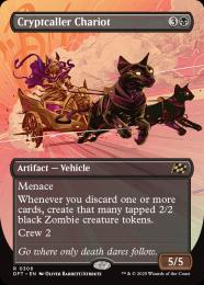 【DFT】【ENG】〈306-R-B〉《墓所呼びの戦車/Cryptcaller Chariot》ボーダーレス版