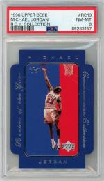 1996-97 UPPER DECK Michael Jordan Rookie of The Year Collection #RC13 PSA8 NEAR MINT-MINT