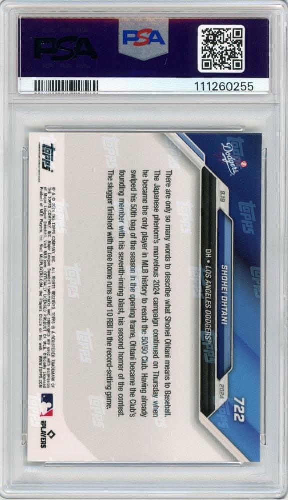 ミントモール / MINT 札幌店 / 2024 TOPPS NOW Shohei Ohtani #722