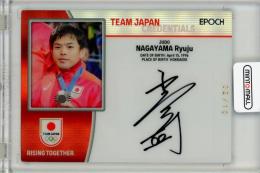 	EP TEAM JAPAN PARIS 2024 MEDALISTS COLLECTION オフィシャルトレーディングカード	永山竜樹	PARIS PLAYERS CREDENTIAL 直筆サインカード AU-CR-NAR-A	2/10