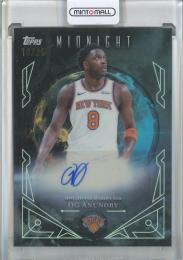 2025-26 Topps Midnight OG Anunoby Midnight Sun Signatures Moonrise #MSOA【18/25】 New York Knicks