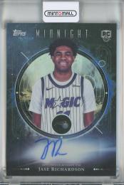2025-26 Topps Midnight Jase Richardson Midnight Oil Rookie Marks #MORJR Orlando Magic